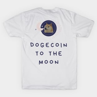 Dogecoin to the Moon T-Shirt